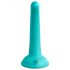 Dillio Curious Five - gode en silicone avec ventouse (15 cm) - turquoise