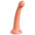 Dillio Secret Explorer - godemichet ventouse avec gland (17 cm) - orange