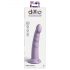 Dillio Slim Seven - godemichet stimulant avec ventouse (20 cm) - violet