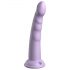 Dillio Slim Seven - godemichet stimulant avec ventouse (20 cm) - violet