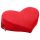 Liberator Heart Wedge - coussin érotique en forme de cœur (rouge)