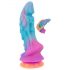 Beasty Cocks - gode extraterrestre en silicone (bleu-orange)