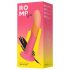 ROMP Dizi - godemichet en silicone flexible (rose-orange)