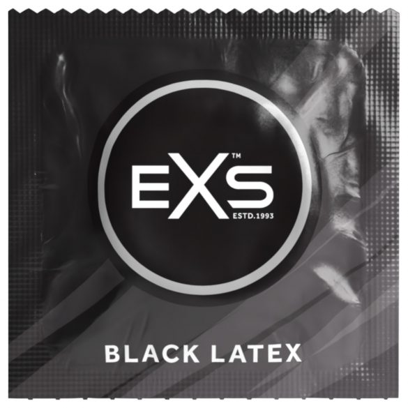 EXS Black - préservatifs en latex - noir (12 pièces)