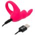 Anneau vibrant rechargeable Happyrabbit (rose)