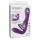 Fantasie Pour Elle - Vibromasseur à 4 moteurs pour point G et clitoris (violet)