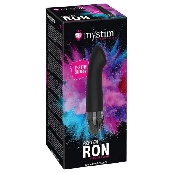 mystim Right on Ron E-Stim - Vibrateur G-spot à batterie (noir)