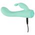 Cuties Mini 4 - vibromasseur lapin rechargeable et étanche (vert)