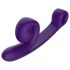 Snail Vibe Curve - Vibromasseur 2-en-1 avec stimulateur clitoridien (violet)