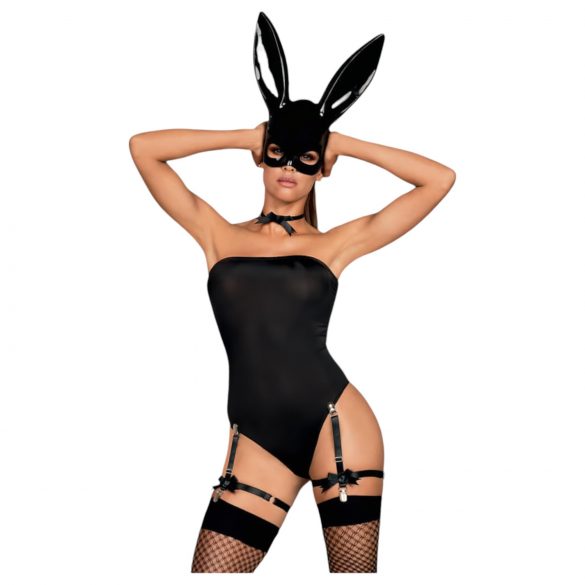 Obsessive OB7008 Lapin Sexy - costume (noir) - L/XL