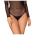 Obsessive Bijou 905 - harnais corporel bas argenté - S-L