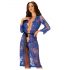 Obsessive Cobaltess - kimono en dentelle (bleu) - L/XL