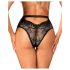 Obsessive Olvidia - culotte fleurie (noire)