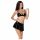 Passion Deby - ensemble soutien-gorge avec minijupe (noir) - L/XL