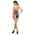 Passion BS087 - Body en résille transparent (noir) - S-L