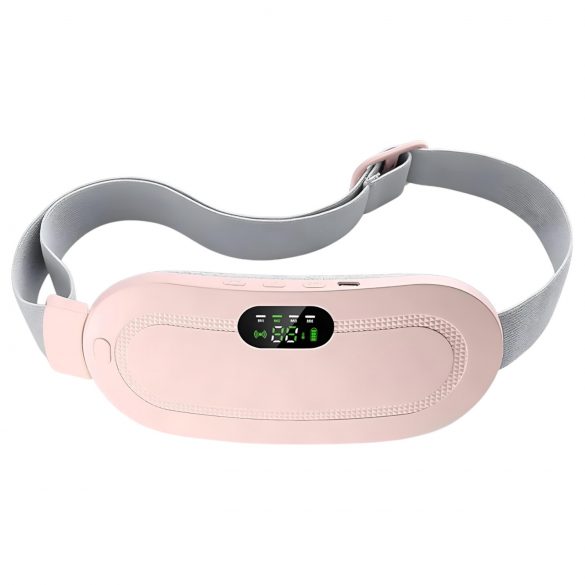 Ceinture massante menstruelle EMS - rechargeable (rose)