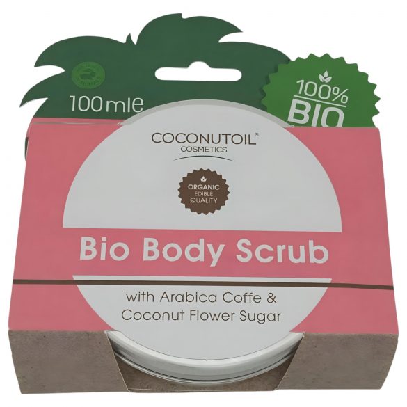 Coconutoil - Gommage Corporel Bio au Café & Sucre de Fleur de Coco (100ml)