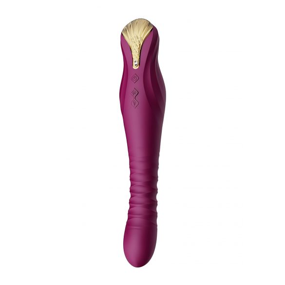 ZALO King - vibromasseur à piston, étanche, rechargeable (violet)