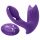 Inya Bump-N-Grind - vibromasseur clitoridien 2en1 avec radio et chauffage (violet)