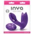 Inya Bump-N-Grind - vibromasseur clitoridien 2en1 avec radio et chauffage (violet)