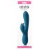 Inya Luv Bunny - vibromasseur rechargeable avec stimulateur clitoridien (turquoise)