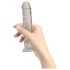 Addiction Crystal - dildo avec ventouse (transparent) - 18 cm