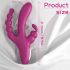 Joker HD - vibromasseur trident étanche rechargeable (violet)