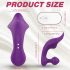 Sex HD Chomper - vibromasseur étanche pour clitoris et anal (violet)