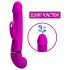 Pretty Love Henry - vibromasseur rose avec stimulateur clitoridien et fonction éjaculatoire (rechargeable)