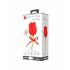 Pretty Love Rose Lover - stimulateur clitoridien 2 en 1 avec langue (rouge)