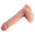 Densité Double – gode réaliste avec ventouse et testicules – 20cm (naturel)