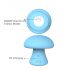 Magic Mushroom - masseur facial rechargeable (bleu)