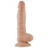 Lovetoy Real Extreme - dildo à ventouse avec testicules - 21cm (peau)