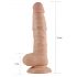 Lovetoy Real Extreme - dildo à ventouse avec testicules - 21cm (peau)