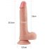 Lovetoy Nature Cock - Dildo réaliste à double couche - 20 cm (naturel)