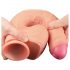 Lovetoy Nature Cock - gode réaliste à double couche - 28 cm (naturel)