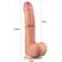 Lovetoy Nature Cock - gode réaliste à double couche - 28 cm (naturel)