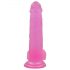 Lovetoy Jelly Studs - gode réaliste avec base - 20 cm (rose)