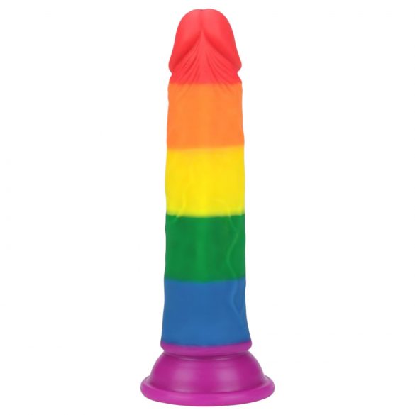 Lovetoy Prider - dildo réaliste - 19 cm (arc-en-ciel)