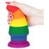 Lovetoy Prider - plug anal dilatateur - 15 cm (arc-en-ciel)