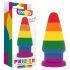 Lovetoy Prider - plug anal dilatateur - 15 cm (arc-en-ciel)