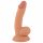 Monsieur Rude - Dildo réaliste à ventouse avec testicules - 18cm (naturel)