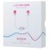 LOVENSE Gemini - pinceaux vibrants intelligents pour tétons (rose)