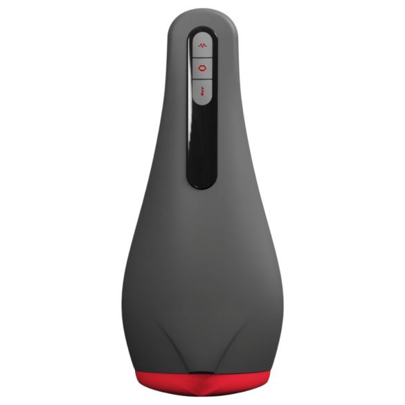 OTOUCH Airturn 2 - masturbateur aspirant rechargeable (noir-rouge)