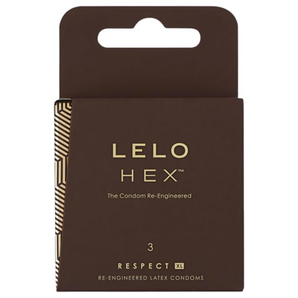 LELO Hex Respect XL - préservatifs de luxe (3 pcs)