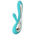 LELO Soraya 2 - vibromasseur rechargeable, étanche avec stimulateur de clitoris (turquoise)