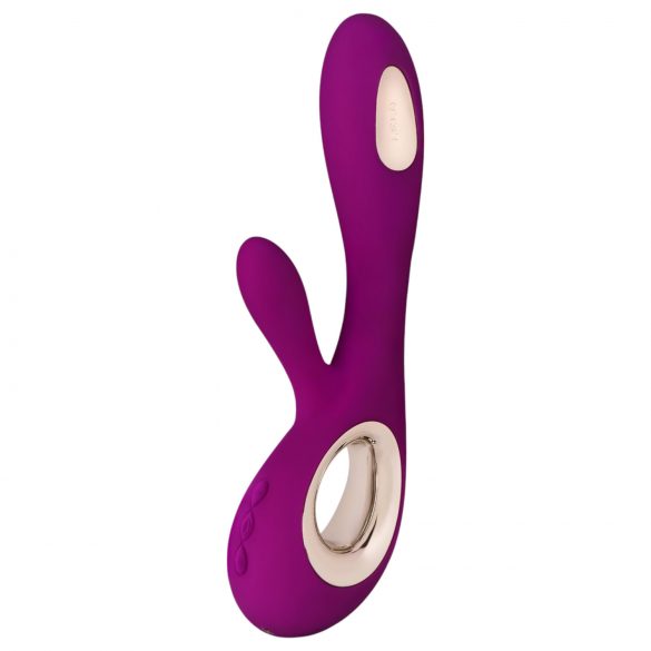 LELO Soraya Wave - vibromasseur rechargeable avec stimulateur de clitoris et mouvement oscillatoire (violet)