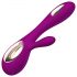 LELO Soraya Wave - vibromasseur rechargeable avec stimulateur de clitoris et mouvement oscillatoire (violet)