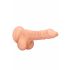 RealRock Dong 7 - gode réaliste avec testicules (17cm) - naturel