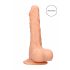 RealRock Dong 8 - Dildo réaliste avec testicules (20cm) - nature